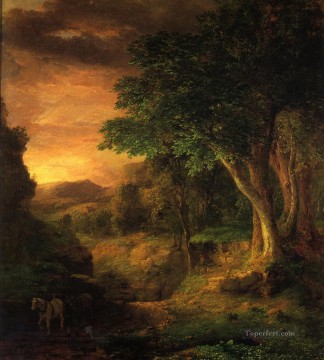 Paisajes Painting - En el paisaje de Berkshires El tonalista George Inness